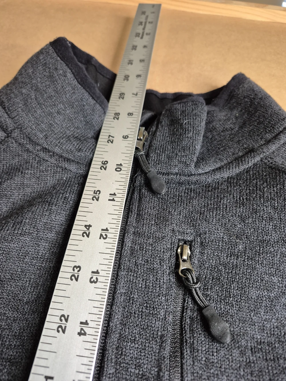 Rugby University Quarter-Zip Fleece Jacket - Charcoal 4653/4